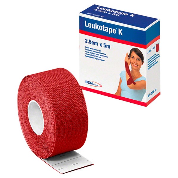 BSN Leukotape K 5 m x 2.5 cm, Red