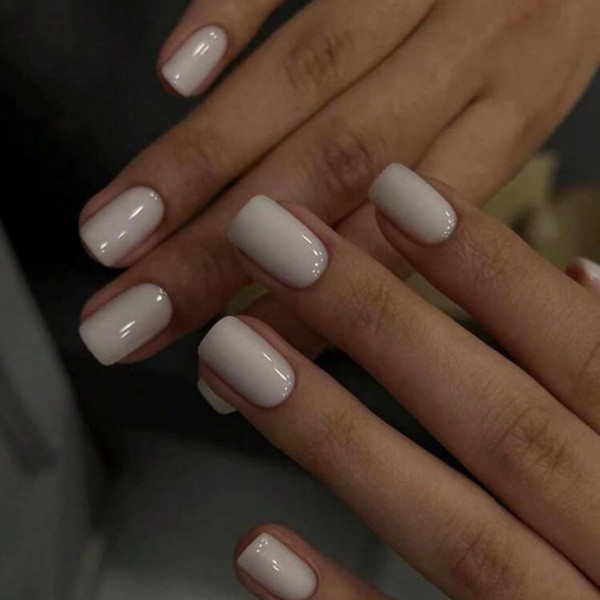 Lifextol Square Press on Nails Short Fake Nails Press on