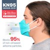 BNX 20-Pack KN95 Face Masks, Disposable Particulate KN95 Mask Made