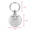 BAZLJY Boss Day Gifts - Best Boss Ever Keychain -
