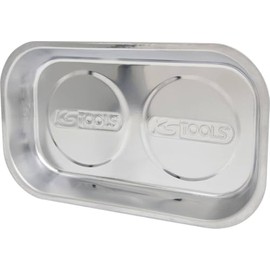 KS Tools 800.0151 Stainless steel magnetic tray, 140x240mm