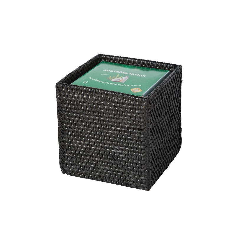 KOUBOO Loma Square Rattan Tissue Box Cover - Coastal Boho