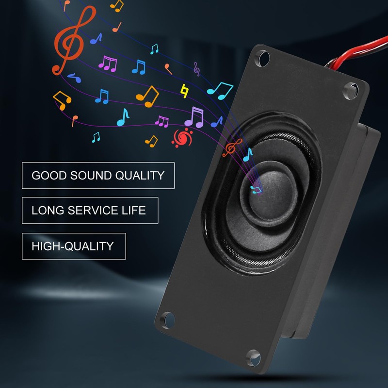 XIITIA 6pcs Speakers 3 Watt 4 Ohm Mini Speaker 4ohm