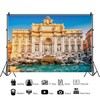 Ttincceer Italy Architectural Backdrop 2.2x1.5m Ancient Rome Trevi Fountain Landmark
