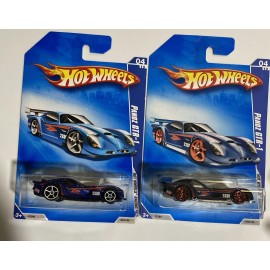 HOT WHEELS 2009 HW RACING PANOZ GTR-1 #04/10 BLUE- Both Variations