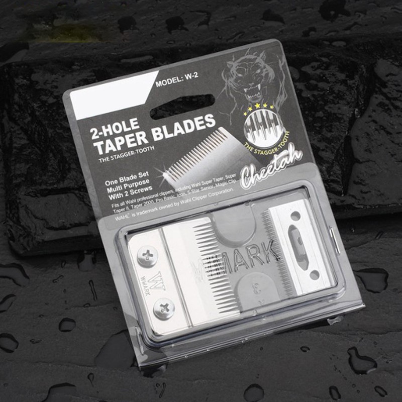Electric Hair Clipper Blade Stainless Steel Silver Professional Beard Trimmer