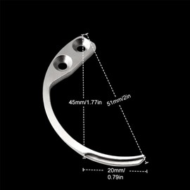 Hand Pen Opener Detacher Label Remover, Detacher Hook Key, Security Tag Remover EAS, Portable Security Label Separator, for Anti-Theft Label Remover Protection, Pack of 1