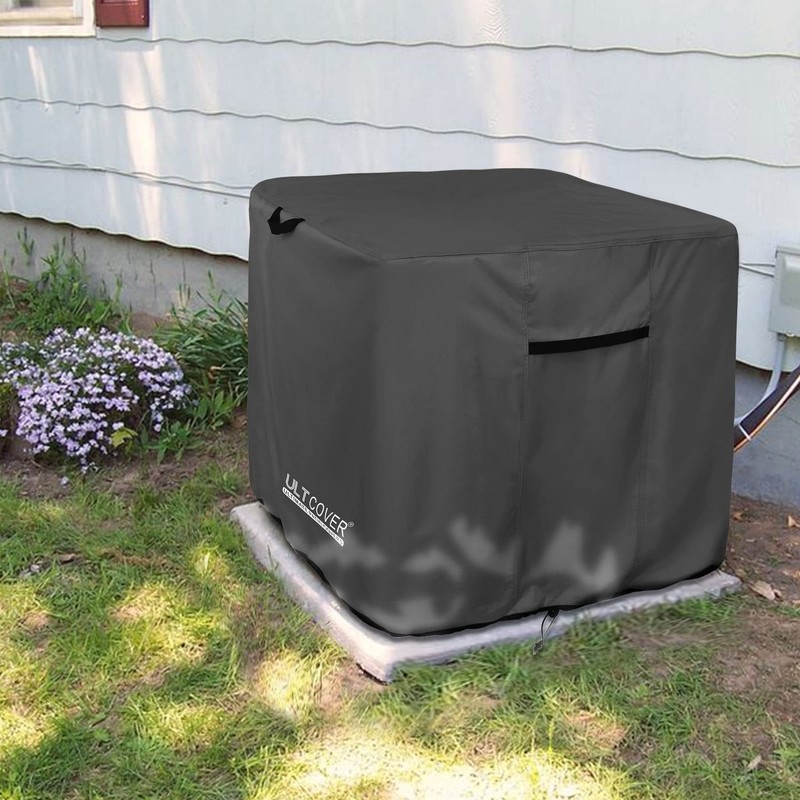 ULTCOVER Waterproof Square Air Conditioner Cover for Outside AC Units
