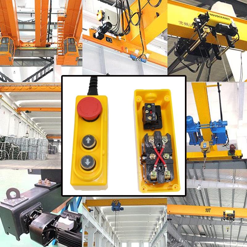 Crane Lifting Trailer Controller, Waterproof Lifting Crane Push Button Switch