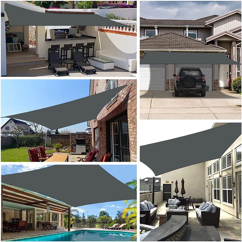 Rectangular sun sail, 1 x 3 m, waterproof sun protection