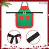 WERFORU Women Christmas Kitchen Apron with 2 Pockets Ladies Adjustable