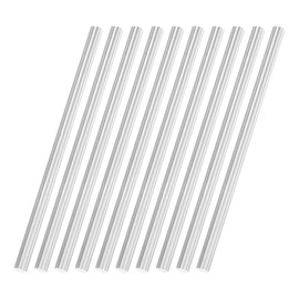 sourcing map 10Pcs Round Steel Rods, 4.5mm x 100mm SKD11 Steel Solid Lathe Bar Stock Tool for Shaft Gear Drill Lathes Boring Machine
