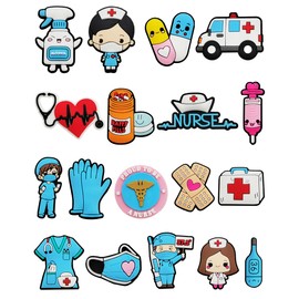 BOWNDY Medical Nurse Charms for Clog Shoe Decoration,Nursing Charm,Bulk Charms,Charms Cute,Random Charms