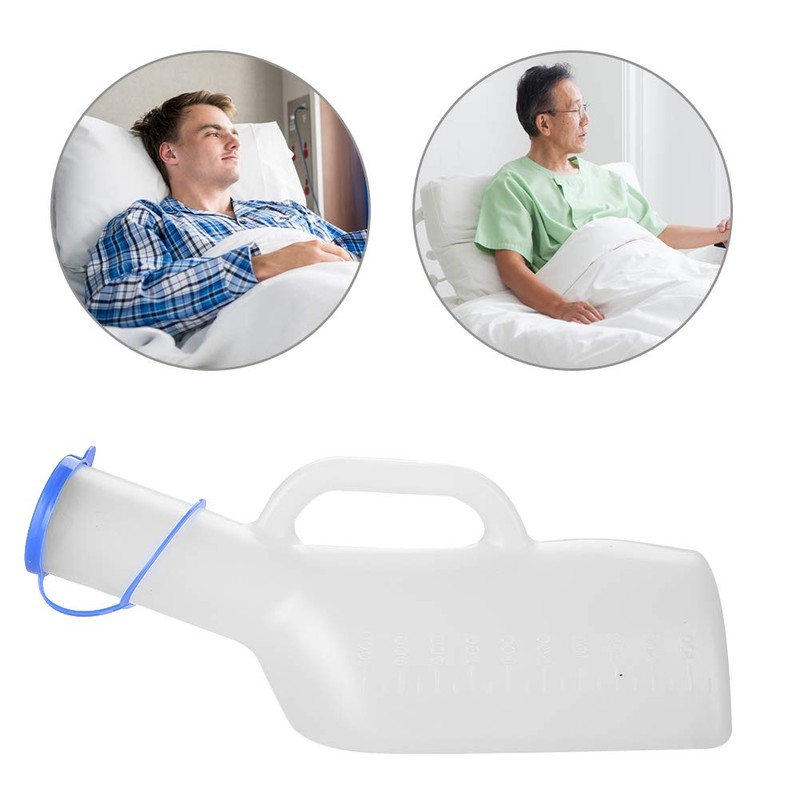 Urine Bottle, Urine Collector, Portable Transparent for Men for Kids