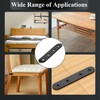 Wopanxye 24 Pack Straight Brackets for Wood Board, Plates Joining