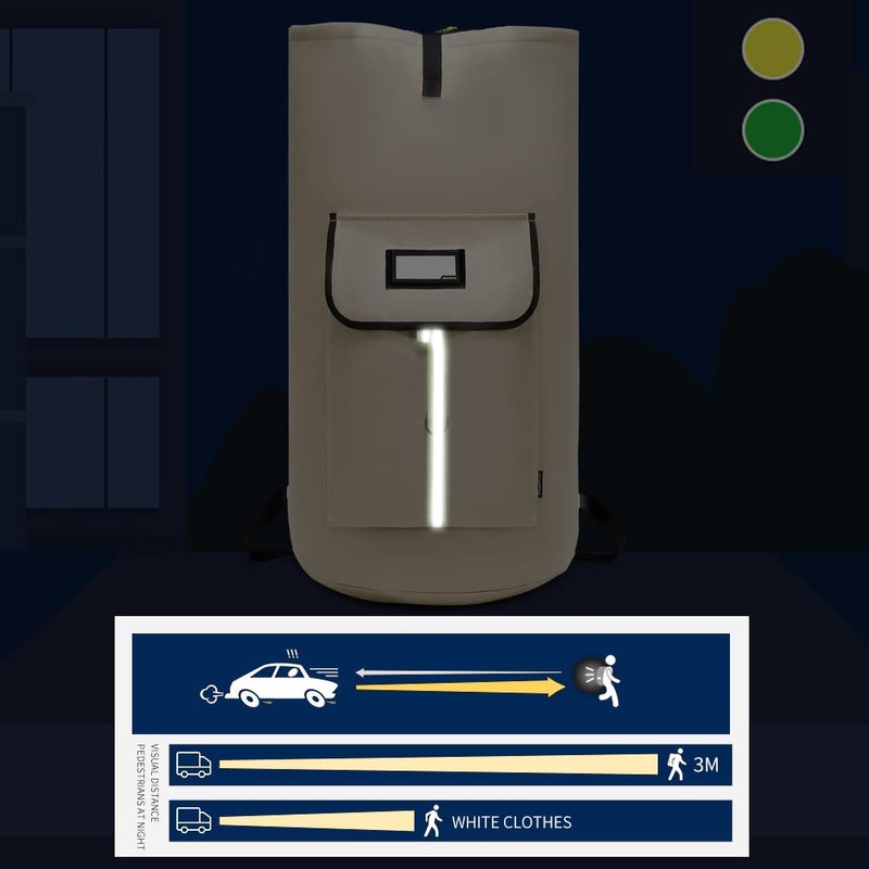 SUOVOCK laundry bag backpack,extra-large heavy duty laundry bags,laundry backpack for