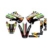 2000-2009 DRZ 110 Serape Black Senge Graphics Base Kit Compatible
