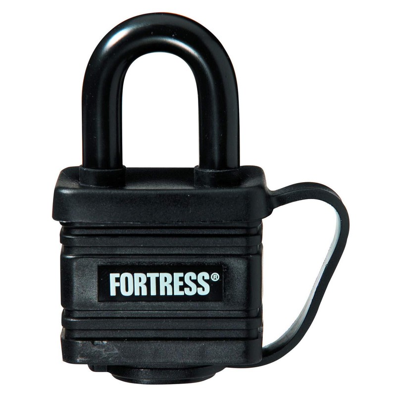 Master Lock 1804D Covered Padlock, 1-9/16-inch,Black