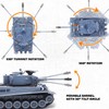 QuirkyGlee Remote Control Tank 1/18 Scale German Tiger RC Tank