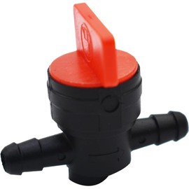 1/4" Inline Fuel Cut Off Valve Straight Gas Valve and 90 Degree Fuel Shut Off Valve, Fuel Tap Easy Installation Fuel on Off Fuel Tap Switch for Lawnmower with Motorcycle