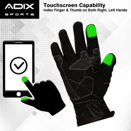 Birsppy HDmirrorR ADIX Sports - Black Leather Best Summer Motorcycle Motorbike Gloves Leather Protection Easy Wrist Fastening Breathable & Beautiful Gloves (Black, Small)