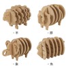 Queen-b Coaster Wooden Animal Animal Stylish Trivet Pot Kettle Interior