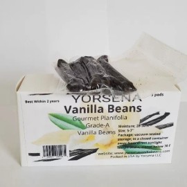Gourmet  Madagascar Vanilla Beans Grade A , planifolia 5 pods