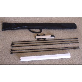 Qiagraphix X Banner Stand W24"xH64" with FREE Printing, Trade Show Display