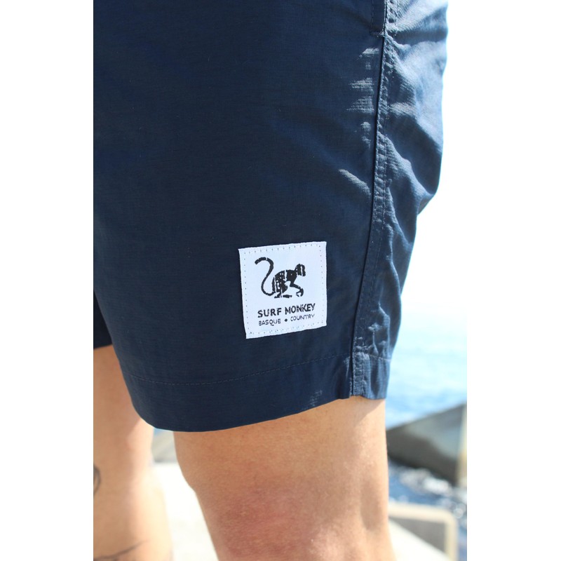Surf Monkey Quick-Dry Men's Swimming Trunks Volley Shorts, navy