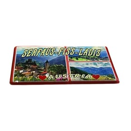 Serfaus-Fiss-Ladis Magnet Austria Souvenir Serfaus-Fiss-Ladis Souvenir Tyrol Fridge Magnet Austria