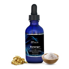 Zynergy Plus Colloidal Ormus Gold Liquid | All Natural, Pure Monoatomic 24k Food Grade Mineral Au & Indium | Ormus Gold Oil Supports Pineal Gland, Anti-Aging, Meditation, Yoga, Third Eye