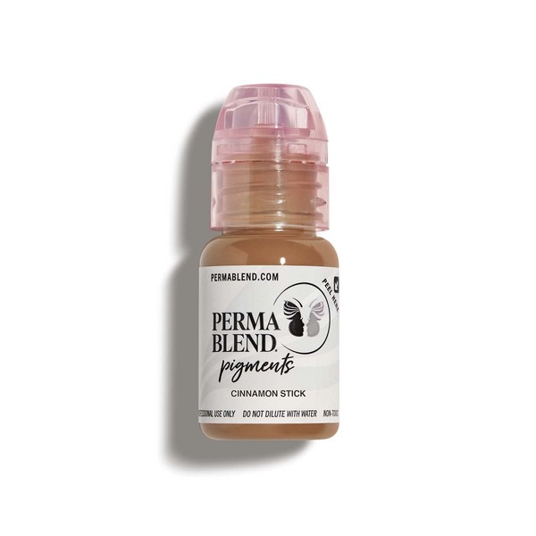Perma Blend Permanent Makeup for Lips, Used for All Permanent Makeup Procedures, Professional Cosmetic Pigment - Cinnamon Stick, 0.5 oz