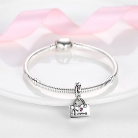 MULA 925 Sterling Silver Charms for Bracelets and Necklaces Handbag Dangle Pendants Beads Cute Cat Turtle Charms Jewelry Gift for Women Girls