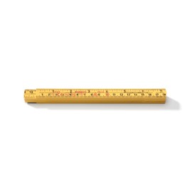 Mini Folding Ruler 1 m with Inch and CM Divisions I Hultafors I Made in EU I Made of Fibreglass I Durable Folding Ruler with Centimetre and Inch Scale I 200504