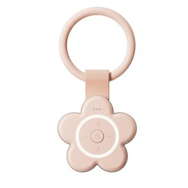 Flower-Shaped White Noise Machine, Portable Sleep Sound Device with Timer, Night Light. Pink, Matcha, Beige Colours. Mini Compact Travel for Adults, Children or Pets. (Dreamy Pink, One Size)