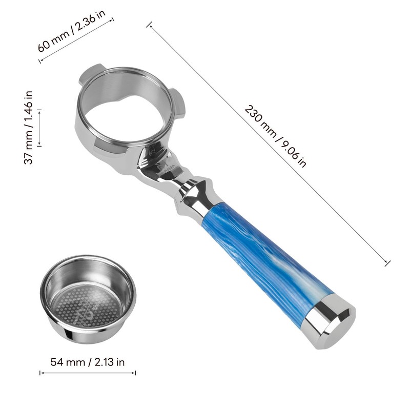 54mm Bottomless Portafilter Fits Breville Sage Barista Express Machines -