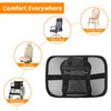Samyoung Mesh Back Lumbar Support, Back Support Seat Cushion with