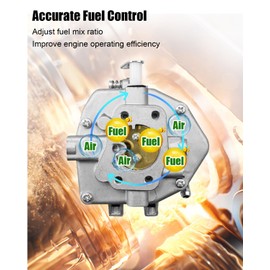 TIKSCIENCE Engine Carburetor Kit Fit for John deere XUV550/S4 XUV560E/XUV560E/S4 Gator Replace AUC10140, Carb Maintenance Kit with Oil Filter
