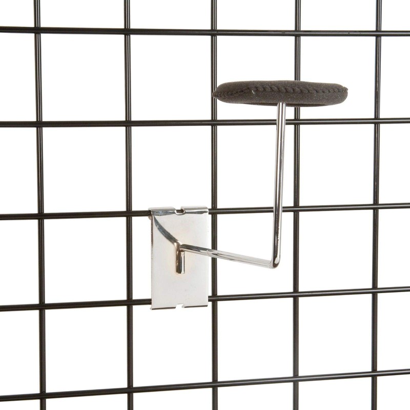 Gridwall Single Hat Display, Grid Panel Millinery Headwear Display Rack,