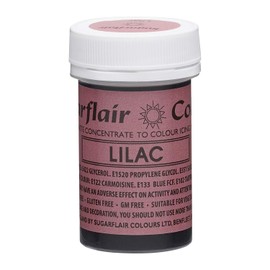 Sugarflair LILAC Paste Gel Edible Food Colouring Colour Icing Quality Sugarcraft