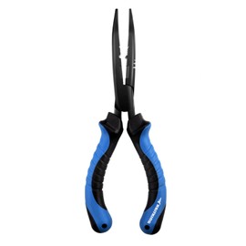 KastKing Intimidator Fishing Pliers, Corrosion Resistant Teflon Coated Fishing Tools, Tungsten Carbide Cutters, Saltwater Resistant Fishing Gear.