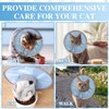 Soft Cat Cone Collar, Adjustable Protective Cat Recovery Collar to