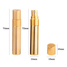 Leadigol 6PCS Mini Spray Bottle,5ML Atomizer Spray Portable Perfume Atomizer Bottle Pump Spray Bottle for Travel