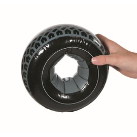 Fun Express Mini Inflatable Tires (Set of 12) Racing Car Party Supplies