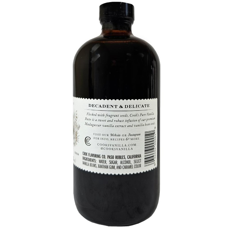 Cook’s, Pure Vanilla Bean Paste (Puree), World’s Finest Gourmet Fresh