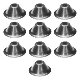 Conical Rosette 30 mm x 57 mm Pack of 10 Silver