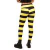 Tipsy Elves Bumble Bee Striped High Waisted Leggings w/Keypocket at