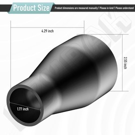 Table Saw Vacuum Adapter 2 1/2" Outlet | Dust Collection Adapter for DeWalt Table Saw DWE7491 DWE7485 - Easy to install, Black