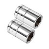 Kozelo 2pcs 6 Point Shallow Socket - [3/8 Inch x