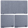 Buryeah 3 Pcs Desk Dividers 23.6" x 47.2", 23.6" x